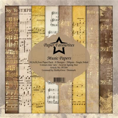 Dixi Craft Music Papers Designpapier - Paper Pack